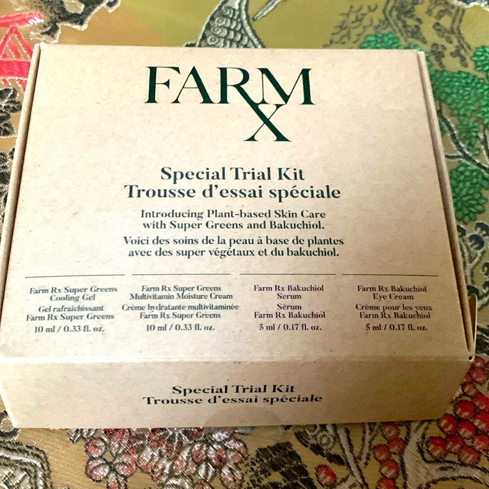Avon farm x special trial kit 4 piece skin care